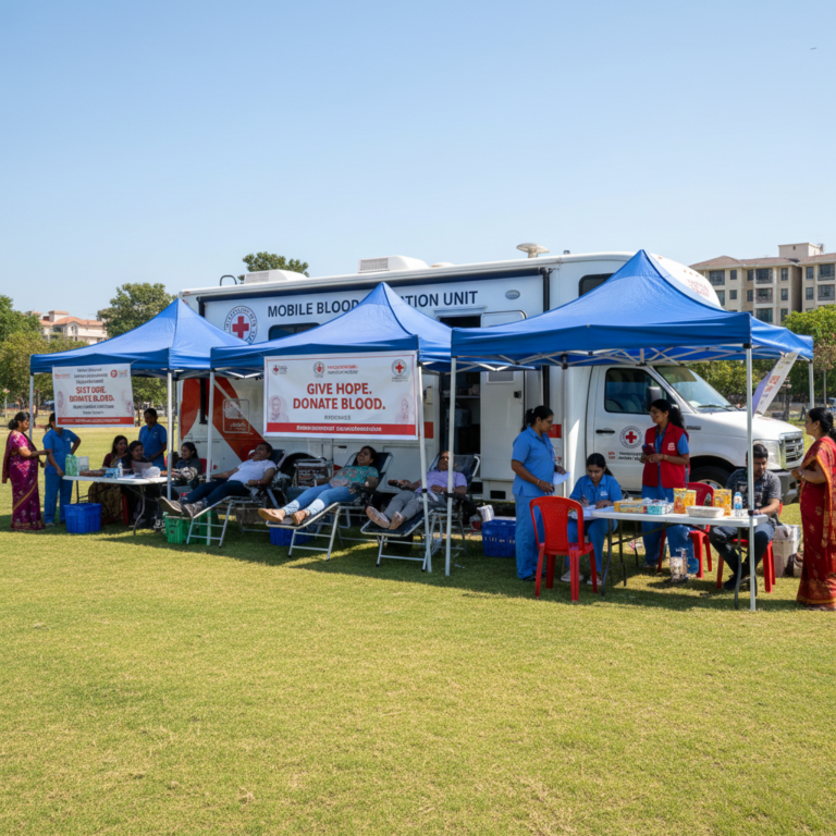 Mobile Blood Donation Camps